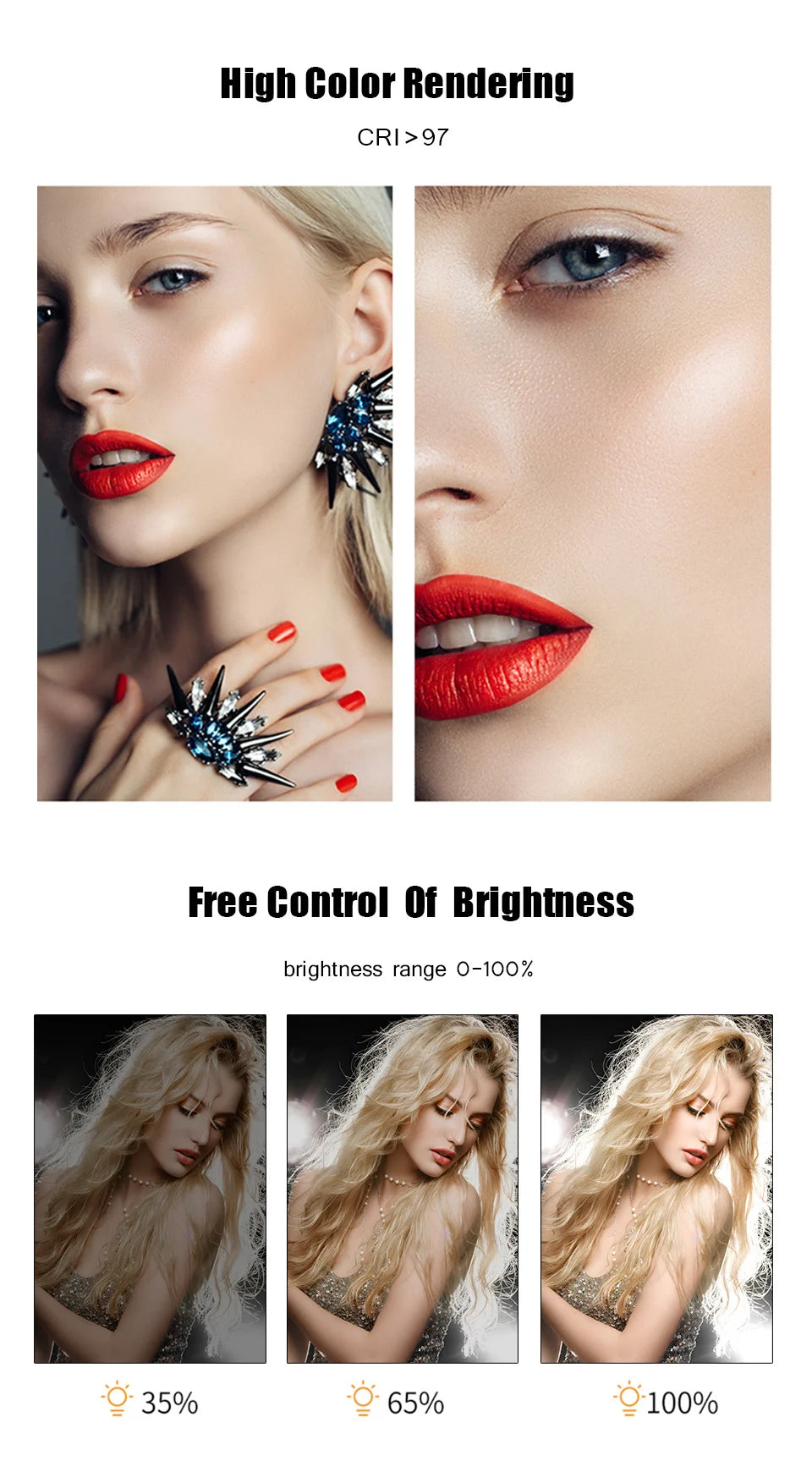 Luci LED per Video/Streaming - Kit Illuminazione con Treppiede per TikTok/Zoom