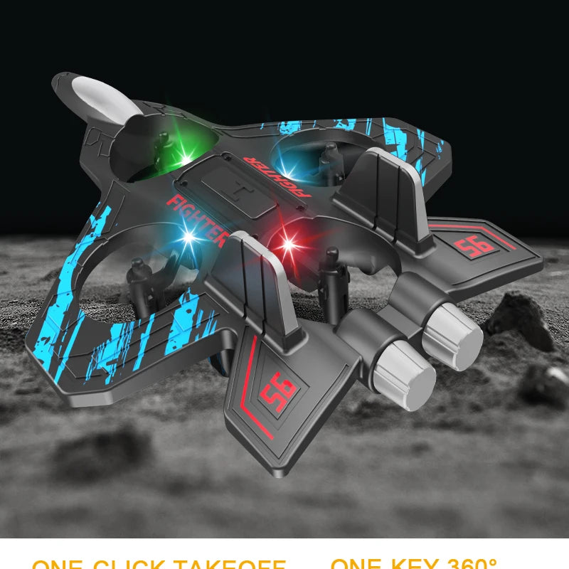 ✈️ Aliante RC 2.4G - Elicottero Acrobatico con Luci LED - Giocattolo Volante