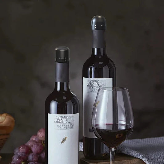 🍷Tappi Sottovuoto per Vino & Champagne – Mantieni la Freschezza con Stile