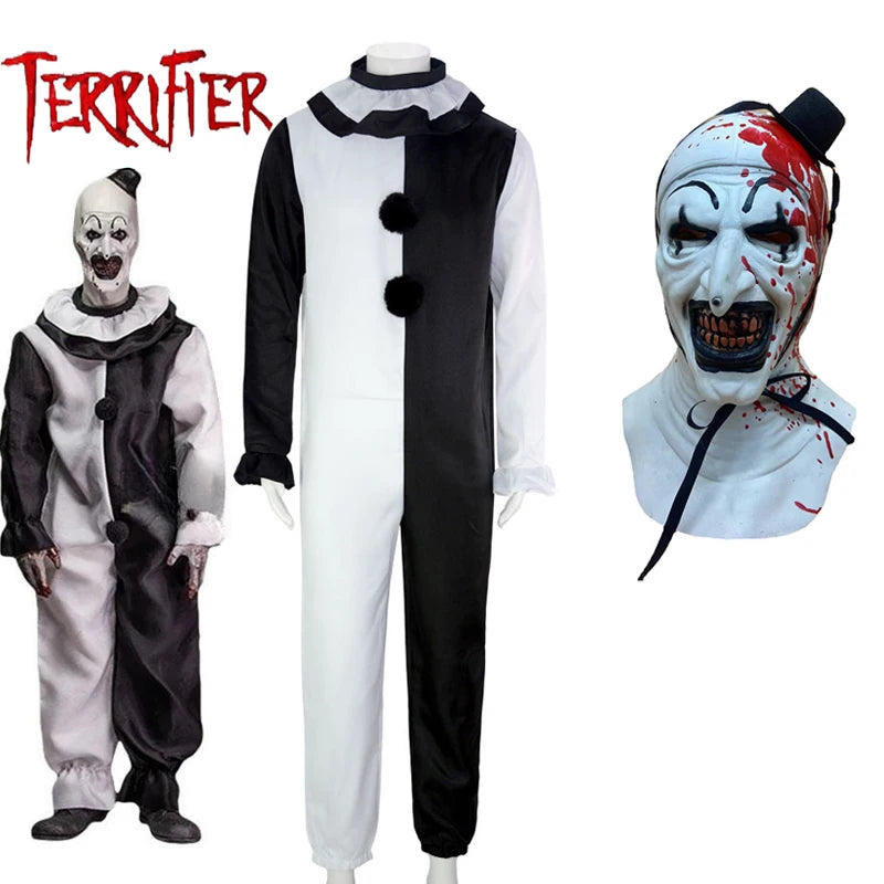 π Costume Art The Clown Terrifier 2 - Tuta Completa + Maschera, Halloween Horror πͺ
Perfetto per spaventare! Ideale per cosplay e feste a tema horror. Uomini e donne.