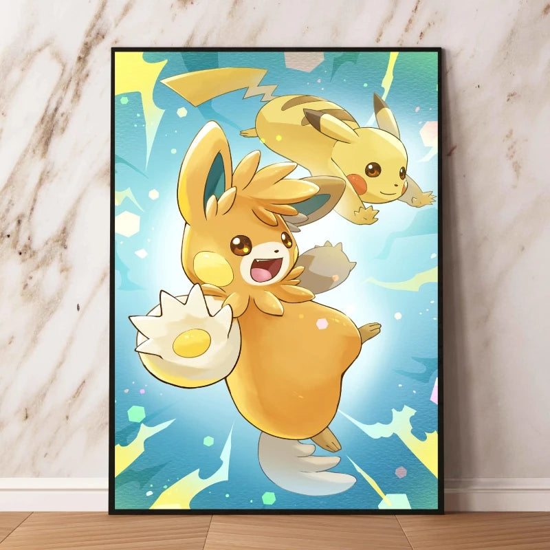 👻 Quadro Gengar Pokémon - Stampa Premium su Tela Senza Cornice