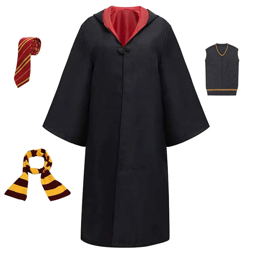 π§ββοΈ Costume da Mago per Donne e Ragazze - Mantello e Toga Stile Scuola di Magia, Per Halloween e Cosplay!
