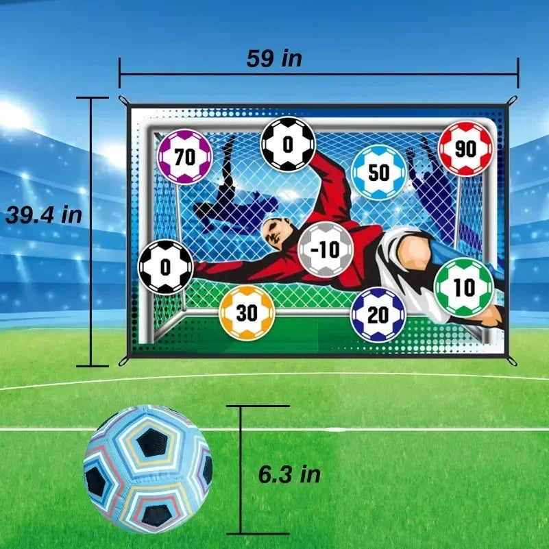 ⚽【NUOVO】Tappeto Gioco Calcio - Set per Partite Indoor/Outdoor!