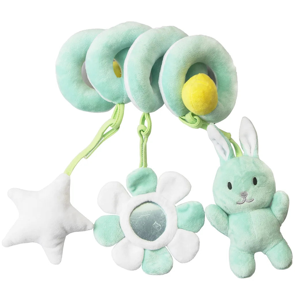 Giocattolo Spirale per Seggiolino Passeggino Culla - Peluche Sonaglio per Neonati