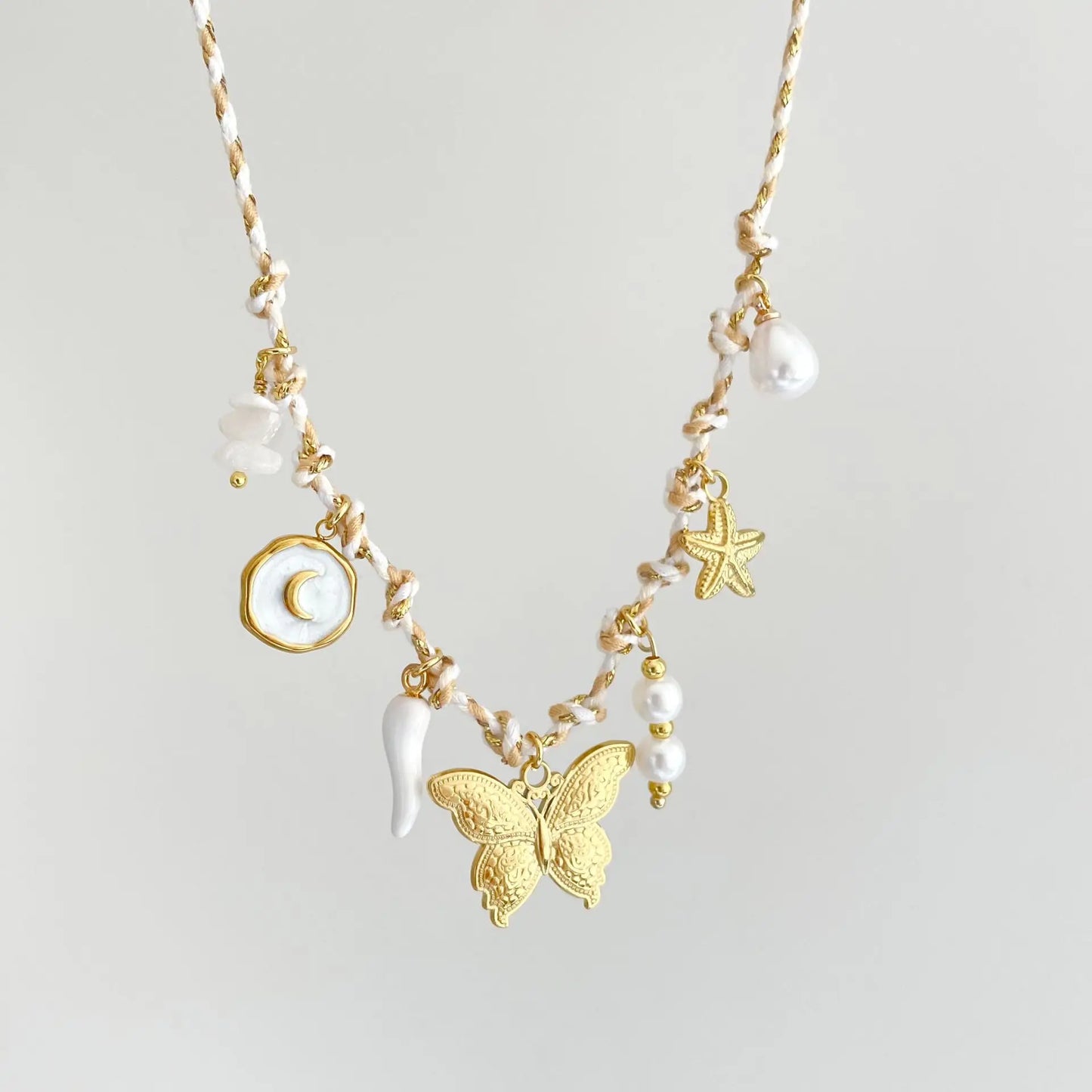 Collana Multicolor Donna Vari Ciondoli