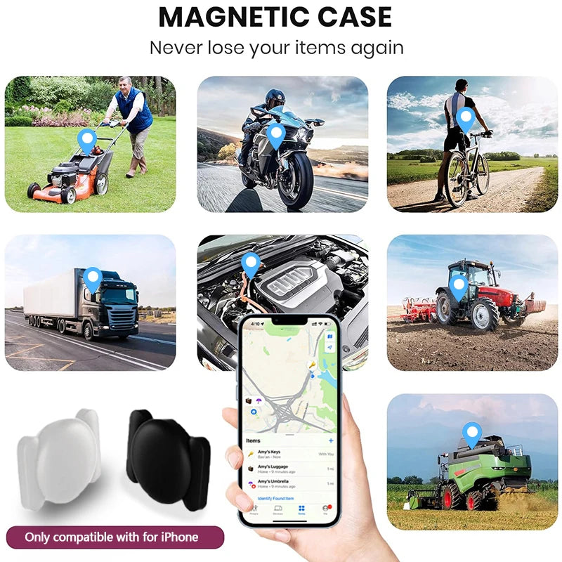Tracker GPS Magnetico per Auto | Locale in Tempo Reale | Compatibile con App Apple e Android