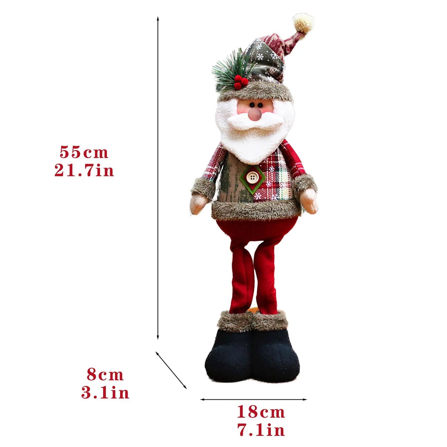 Set 3 Pupazzi Natalizi - Renna, Babbo Natale e Snowman, Decorazioni per l'Albero di Natale!
Crea un'atmosfera magica in casa! Perfectto per regali e addobbi festivi. 🎅✨