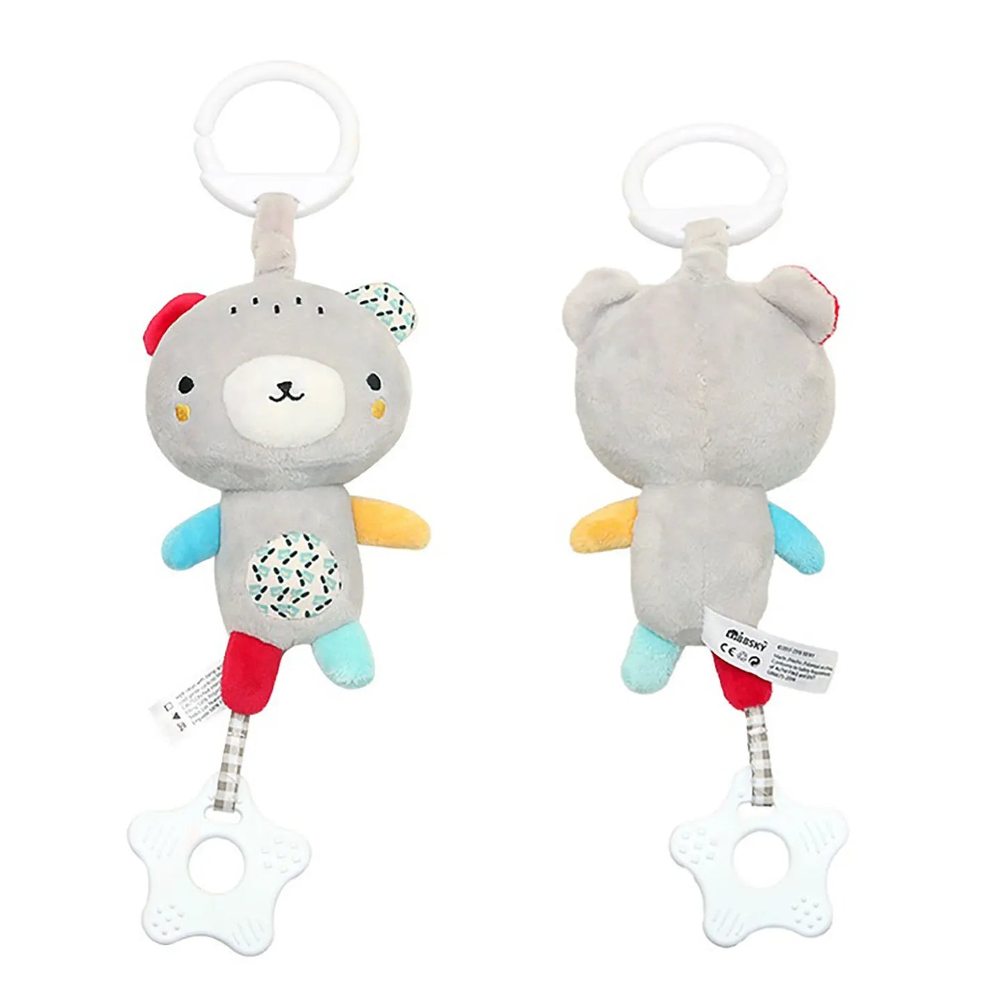 11 Pezzi Accessori Neonato - Campanelli, Sonagli, Pizzichi - Colorati