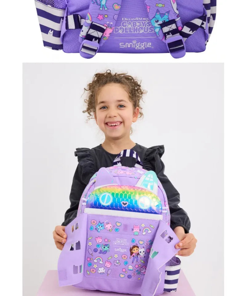 Set Zaino Scuola Astuccio Zaino Portapranzo e Borraccia
