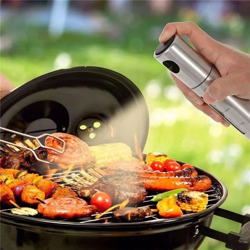 Spray per Olio in Acciaio Inox 304 - Bottiglia per Olio, Aceto e Condimenti