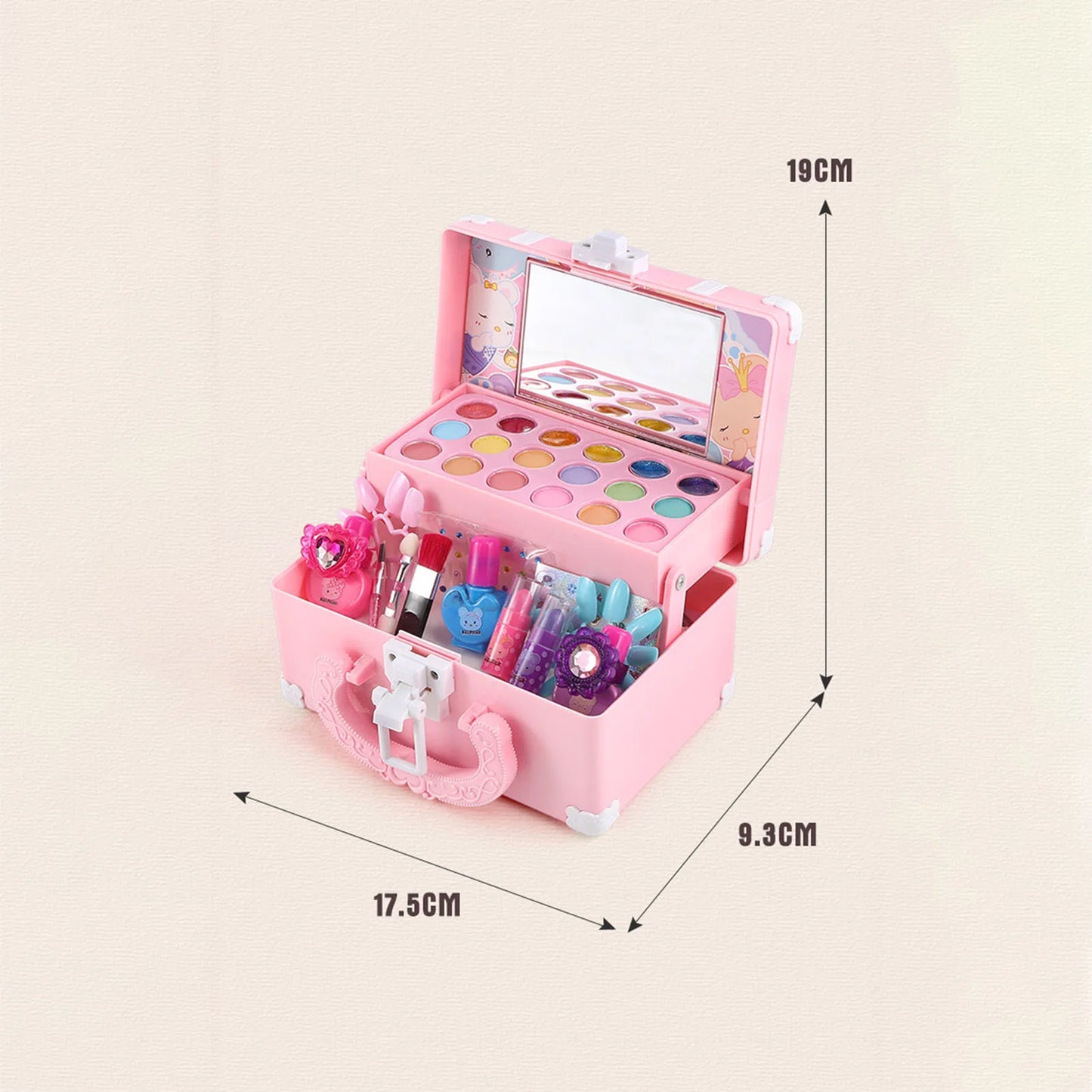 💄 Kit Trucchi Bambine - Gioco di Ruolo Principessa con Valigetta