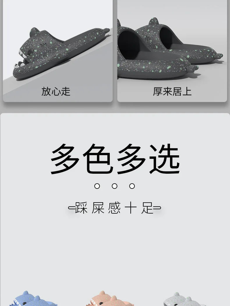 Pantofole Squalo Luminose per Uomo e Donna Scarpe Estive Moda Casa & Spiaggia