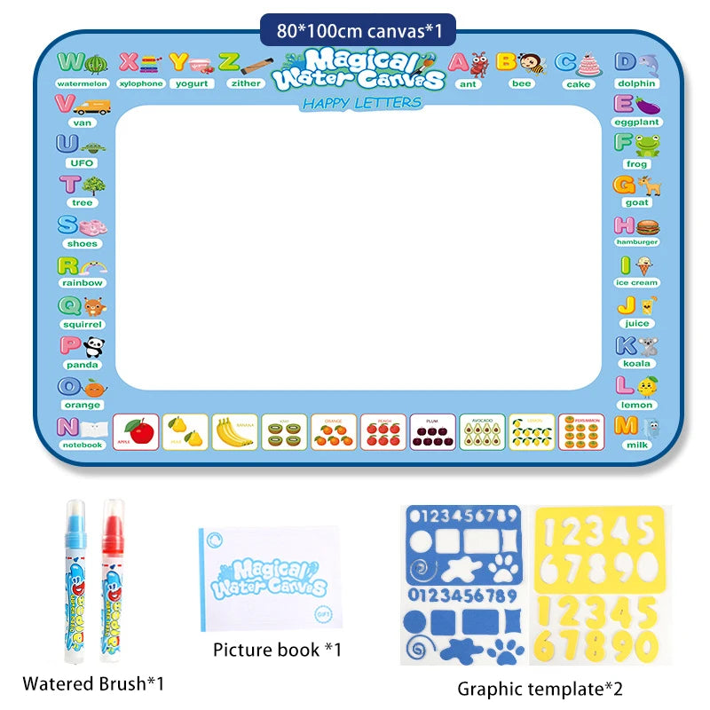 🎨 Magic Water Drawing Mat - Tappeto Magico per Disegnare ad Acqua