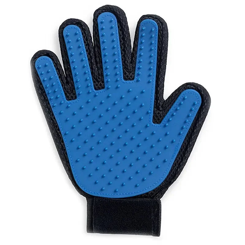 Guanti Toelettatura Cani/Gatti in Silicone - Spazzola, Pettine & Massaggio