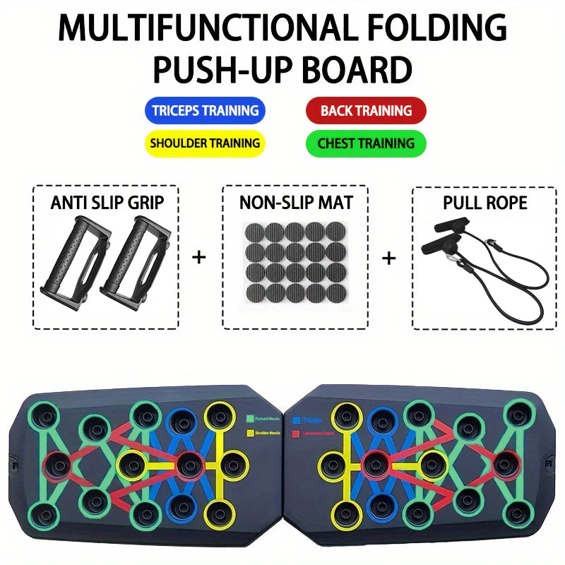 Barra Push-Up Multifunzionale Pieghevole - Allenati Ovunque! 🏋️♂️