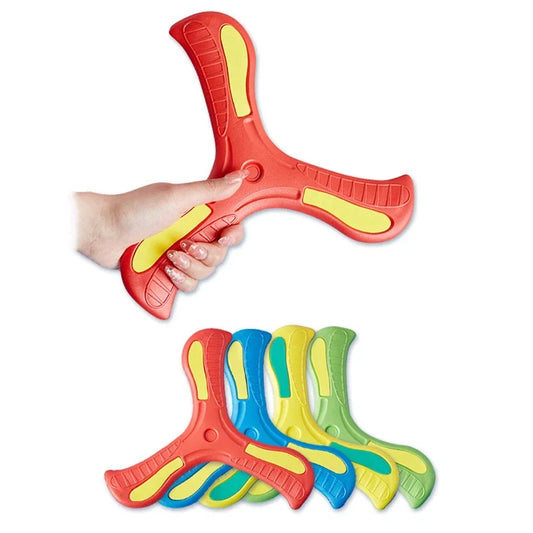 Boomerang Morbido per Bambini - Giocattolo Interattivo 3 Lame, Sicuro per Esterni, Educativo e Anti-Stress - Regalo per Tutte le Età