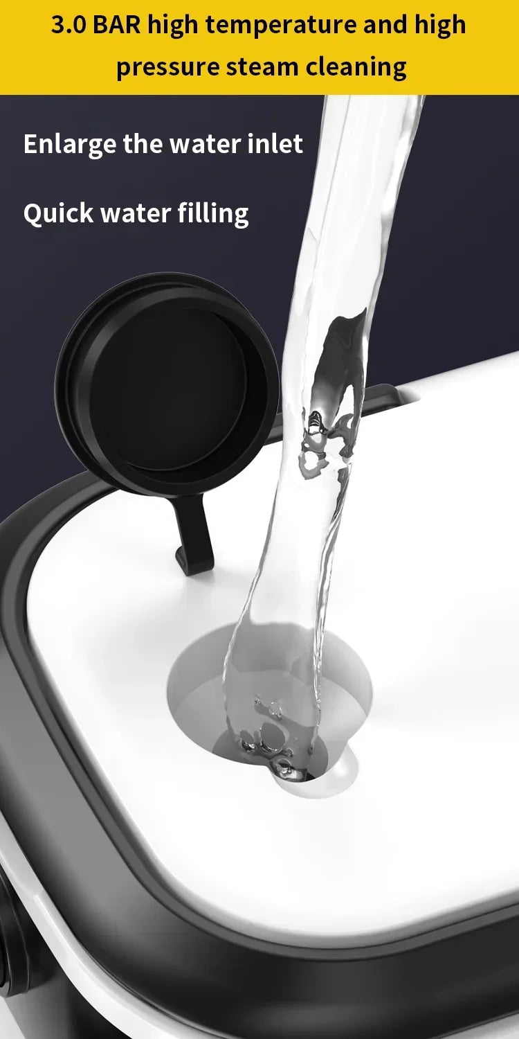 Pulitore a Vapore Portatile Sterilizza Auto, Divani Cucina Condizionamento 105°C