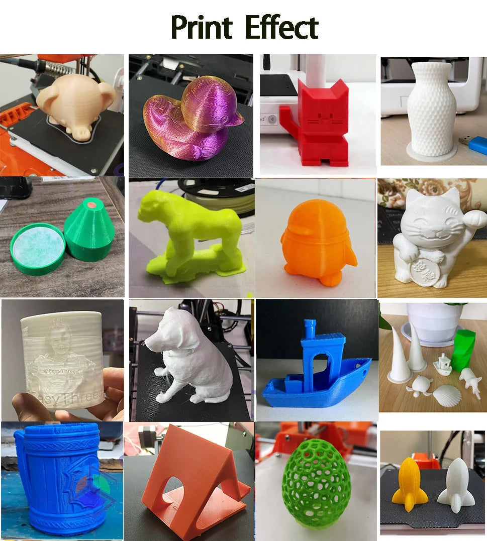 Stampante 3D EasyThreed Base - Con Adattatore, Per PLA e TPU 1.75mm