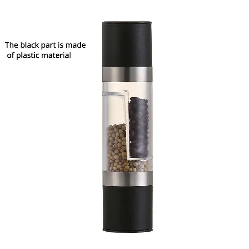 🌶️ Macinapepe e Sale 2 in 1 – Elegante e Regolabile per Spezie Fresche