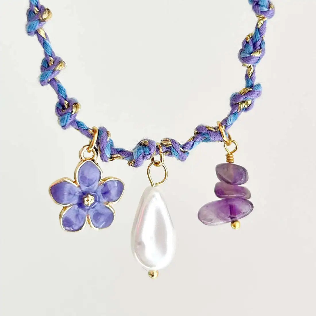 Collana Multicolor Donna Vari Ciondoli