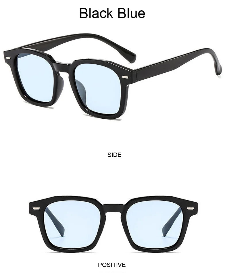 2025 RMM Vintage Square Sunglasses - Hip Hop Retro Women/Men - UV400
