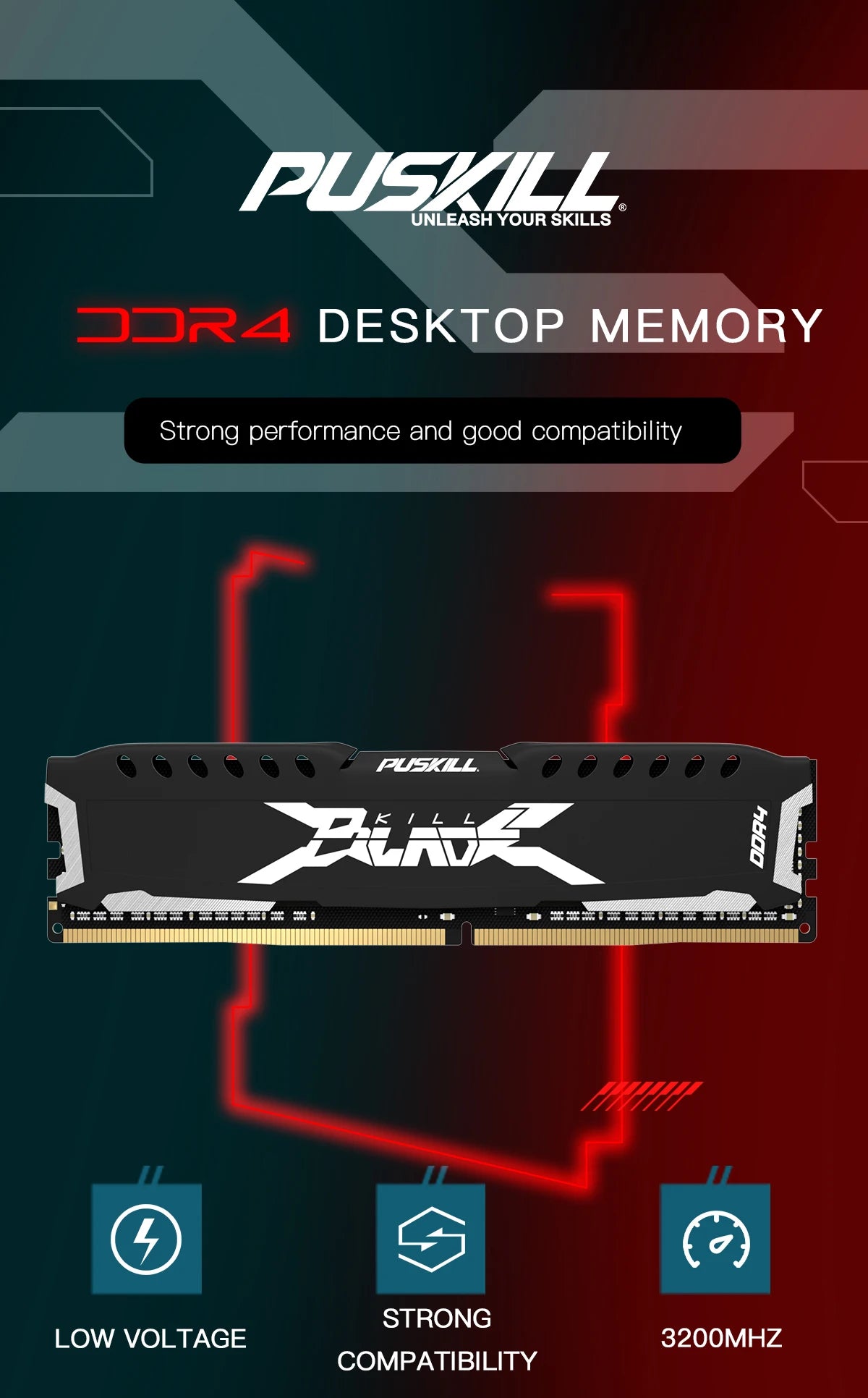 🚀 RAM DDR4 16GB/8GB 3200MHz! ⚡️ Per PC super veloci, gaming e lavoro!
