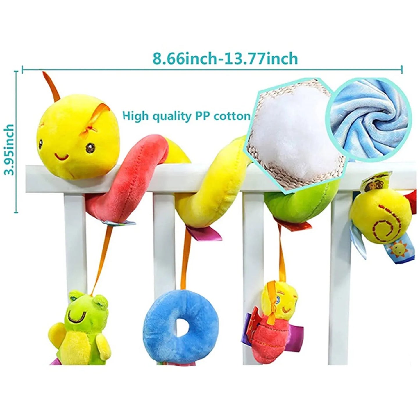 11 Pezzi Accessori Neonato - Campanelli, Sonagli, Pizzichi - Colorati