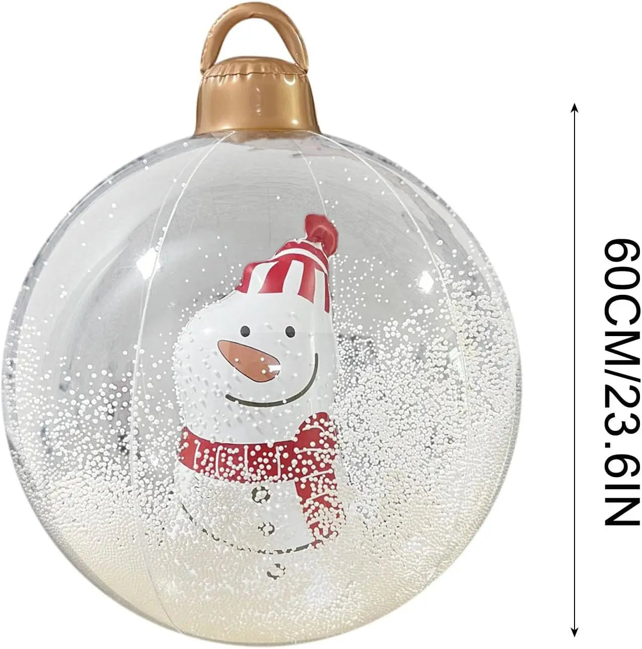 🔮 Palla Natalizia Inflabile Trasparente 60cm - Decorazione con Luci, Sfera PVC per Interni ed Esterni
Magia luminosa per il tuo Natale! Facile da gonfiare e resistente. Perfetta per giardini e salotti.