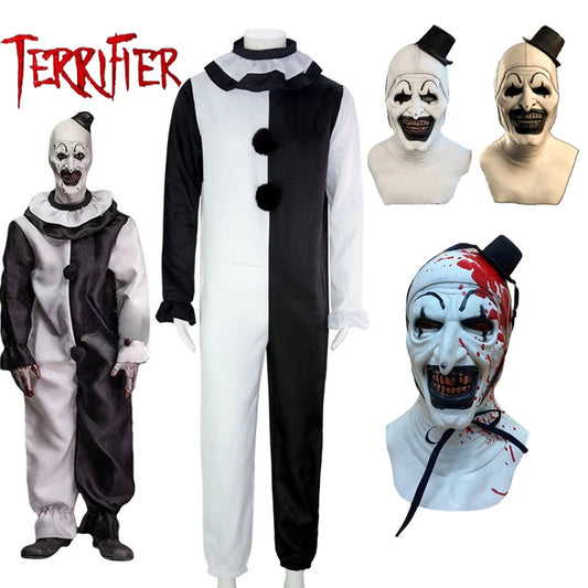 🎭 Costume Art The Clown Terrifier 2 - Tuta Completa + Maschera, Halloween Horror 🔪
Perfetto per spaventare! Ideale per cosplay e feste a tema horror. Uomini e donne.
