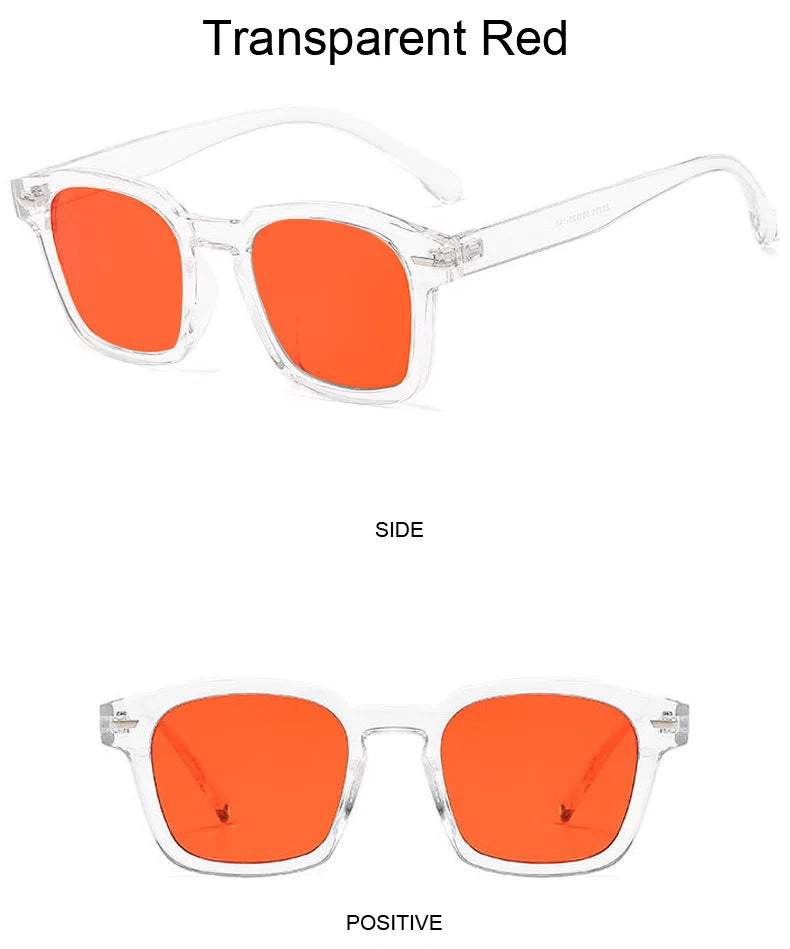 2025 RMM Vintage Square Sunglasses - Hip Hop Retro Women/Men - UV400