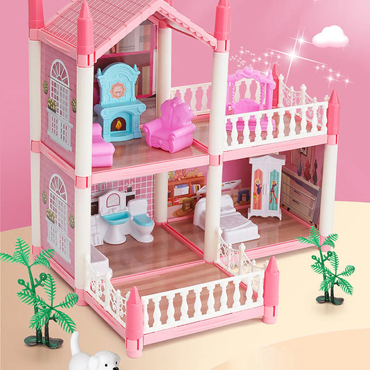 ๐ฐโจ Casa delle Principesse Fai-da-Te - Castello Incantato da Costruire | Gioco Interattivo Genitore-Bambino | Villa per Bambole con Dettagli Magici