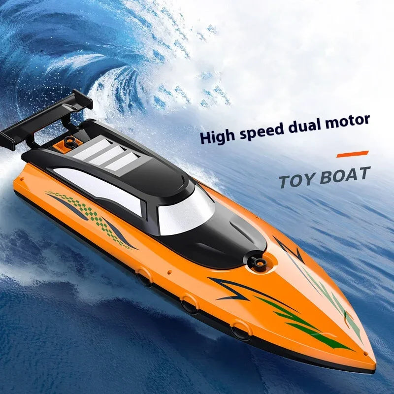 Barca RC 2.4Ghz Ad Alta VelocitĂ  - Giocattolo per Bambini Piscina/Lago