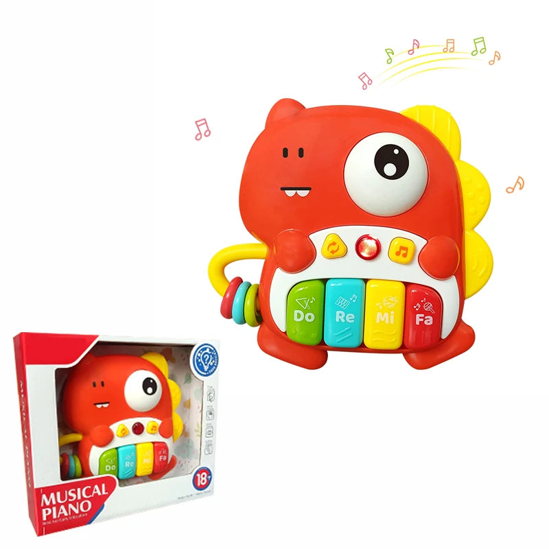 Pianoforte Bambini con Suoni Animali+ Luci - Giocattolo Musicale Educativo Regalo