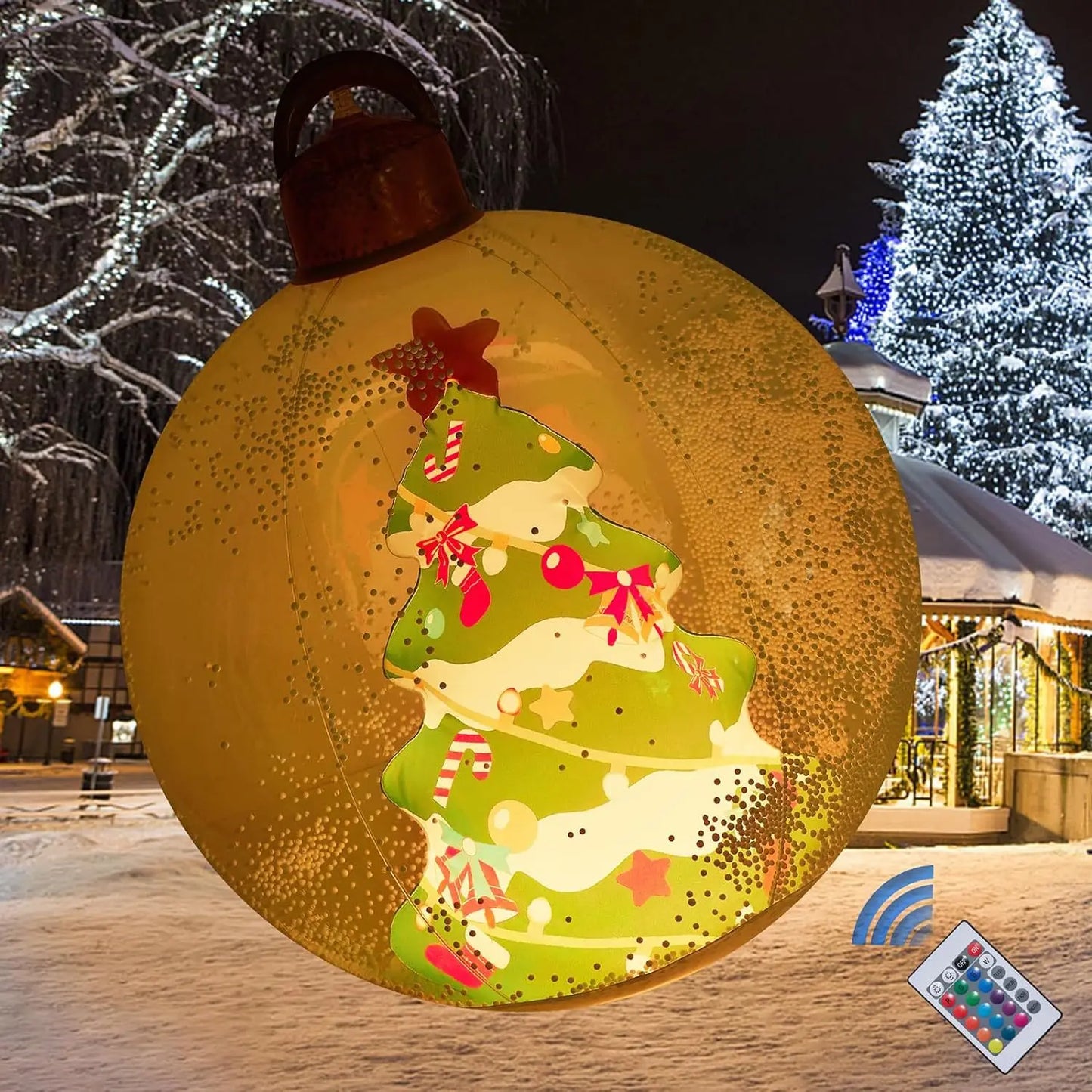 🔮 Palla Natalizia Inflabile Trasparente 60cm - Decorazione con Luci, Sfera PVC per Interni ed Esterni
Magia luminosa per il tuo Natale! Facile da gonfiare e resistente. Perfetta per giardini e salotti.