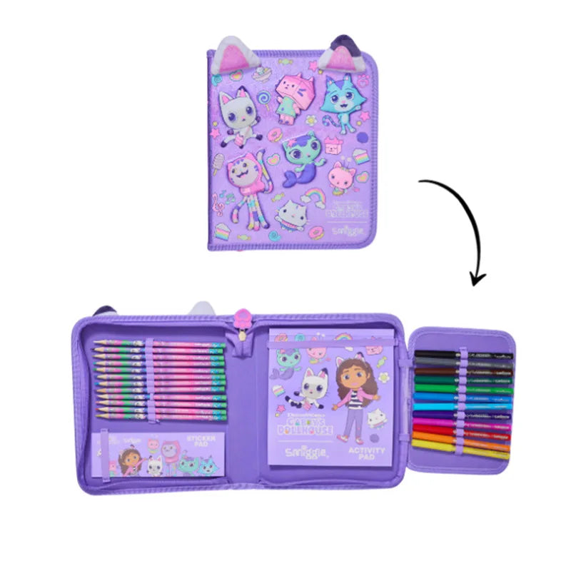 Set Zaino Scuola Astuccio Zaino Portapranzo e Borraccia