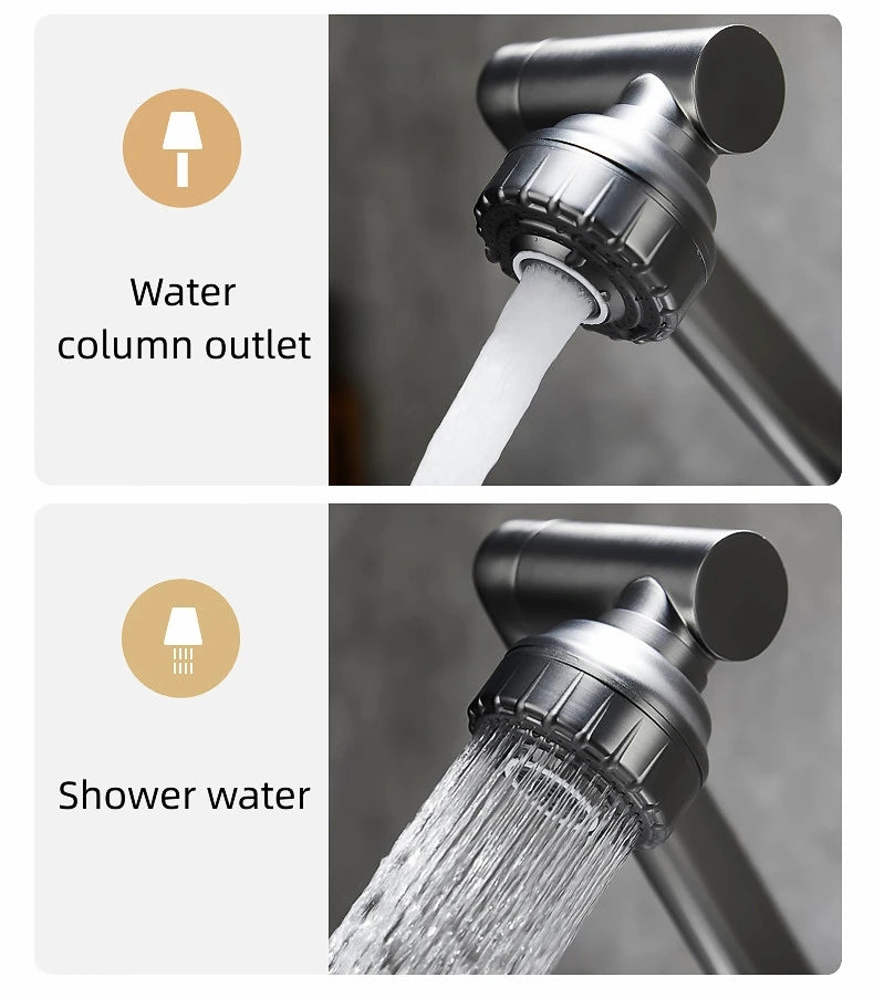 ✨ RUBINETTO A LED DIGITALE 360° – Tecnologia & Design Futuristico per il Tuo Bagno!