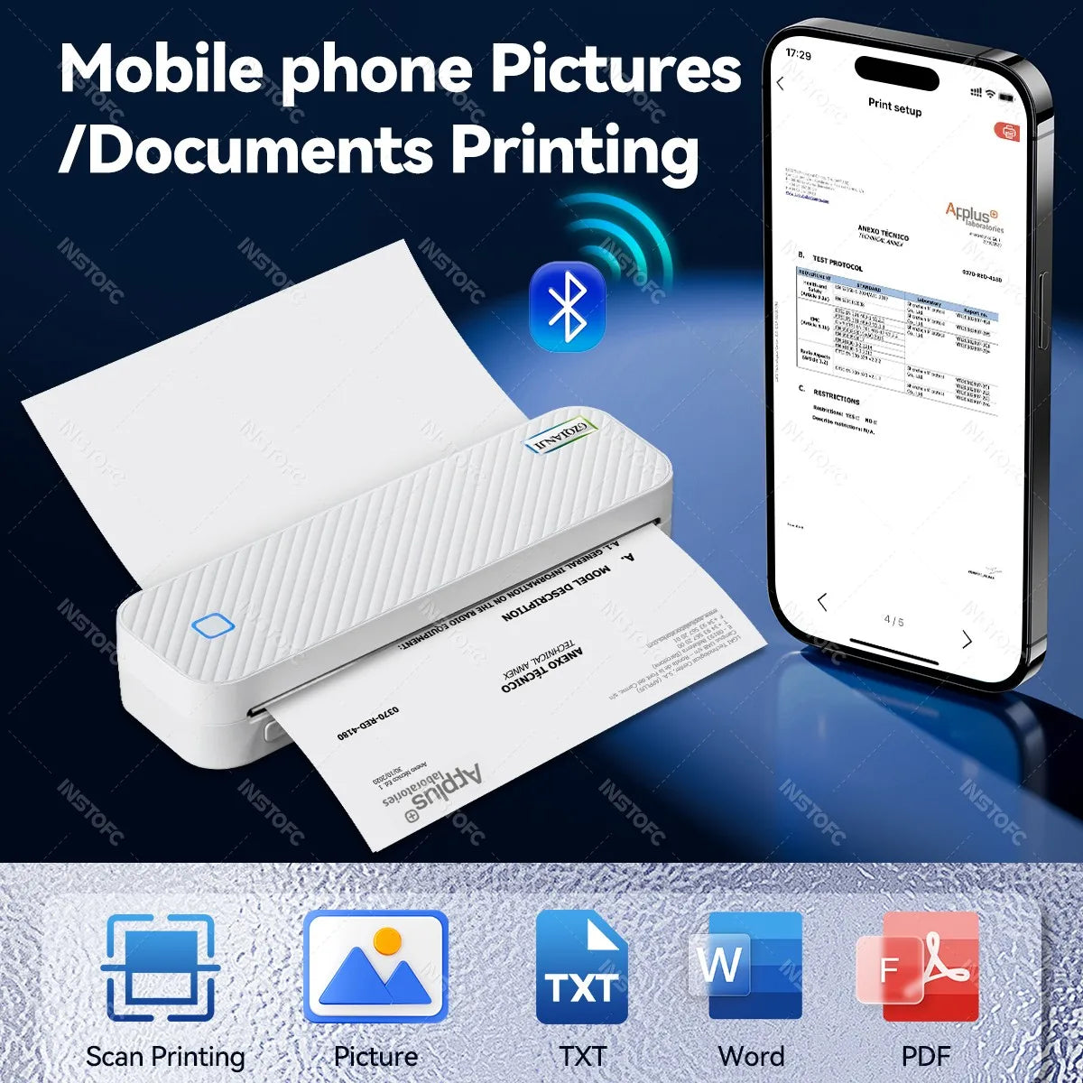 ๐จ๏ธ Stampante Termica A4 Portatile - Bluetooth, Carta a Rullo, per Foto/PDF/Ufficio/Casa
Stampa ovunque senza inchiostro! Ideale per viaggi, scuola e smart working. โ๏ธ๐