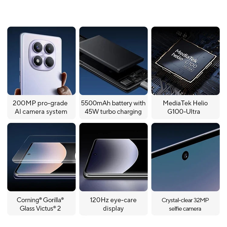 📱 Xiaomi Redmi Note 14 Pro 4G - 200MP AI Camera, Helio G100, 5500mAh, 6.67'' Display
Potenza e innovazione in un solo smartphone! Prestazioni flagship a un prezzo incredibile.