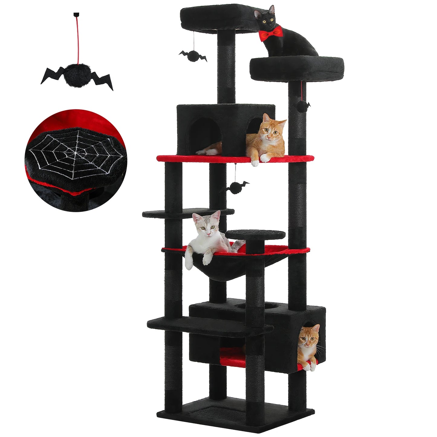 🐾 Tiragraffi Albergo per Gatti - con Amaca, Piattaforme e Condotte, Gioco Interno!
Divertimento e relax per il tuo micio! Struttura solida e sicura. 🐱✨