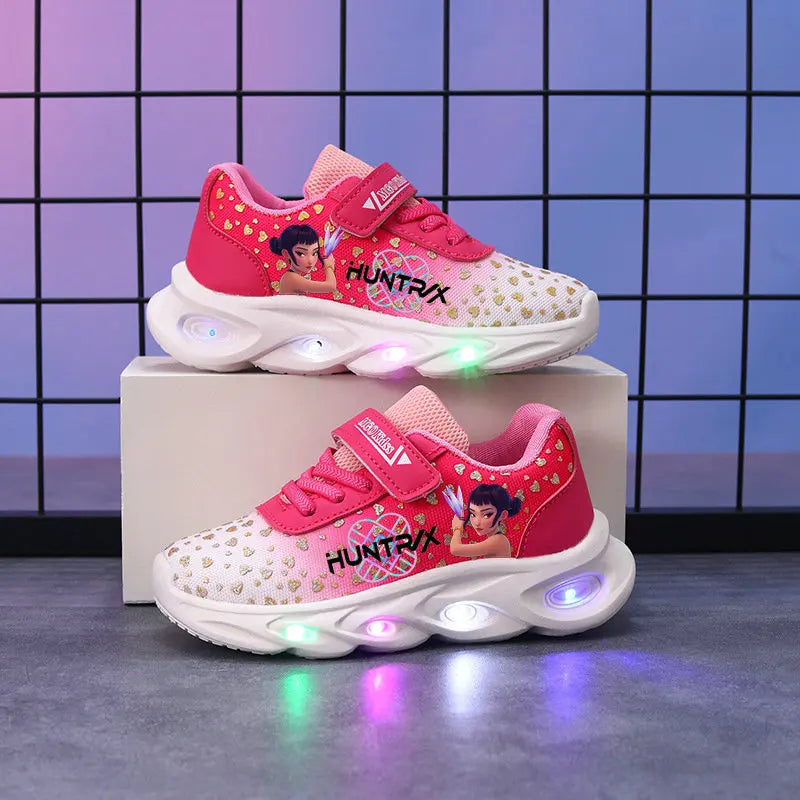 Scarpe Bambina con Luci LED Kpop Demon Hunter - Scarpe Luminose
