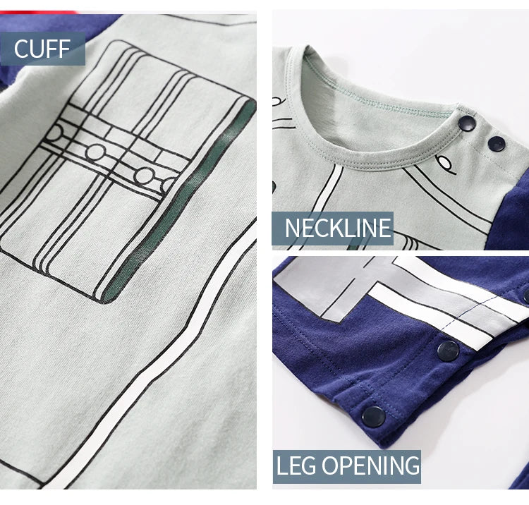 Tutina neonato Dragon Ball Z 100% cotone Body unisex anime taglia 0-18 mesi