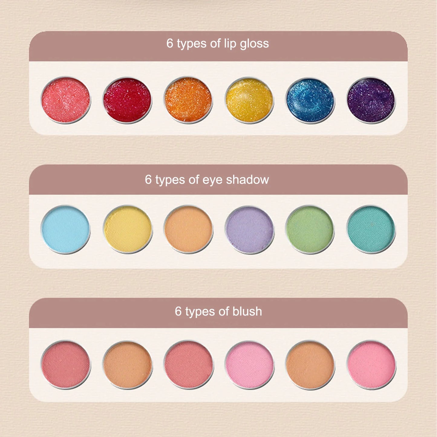 💄 Kit Trucchi Bambine - Gioco di Ruolo Principessa con Valigetta