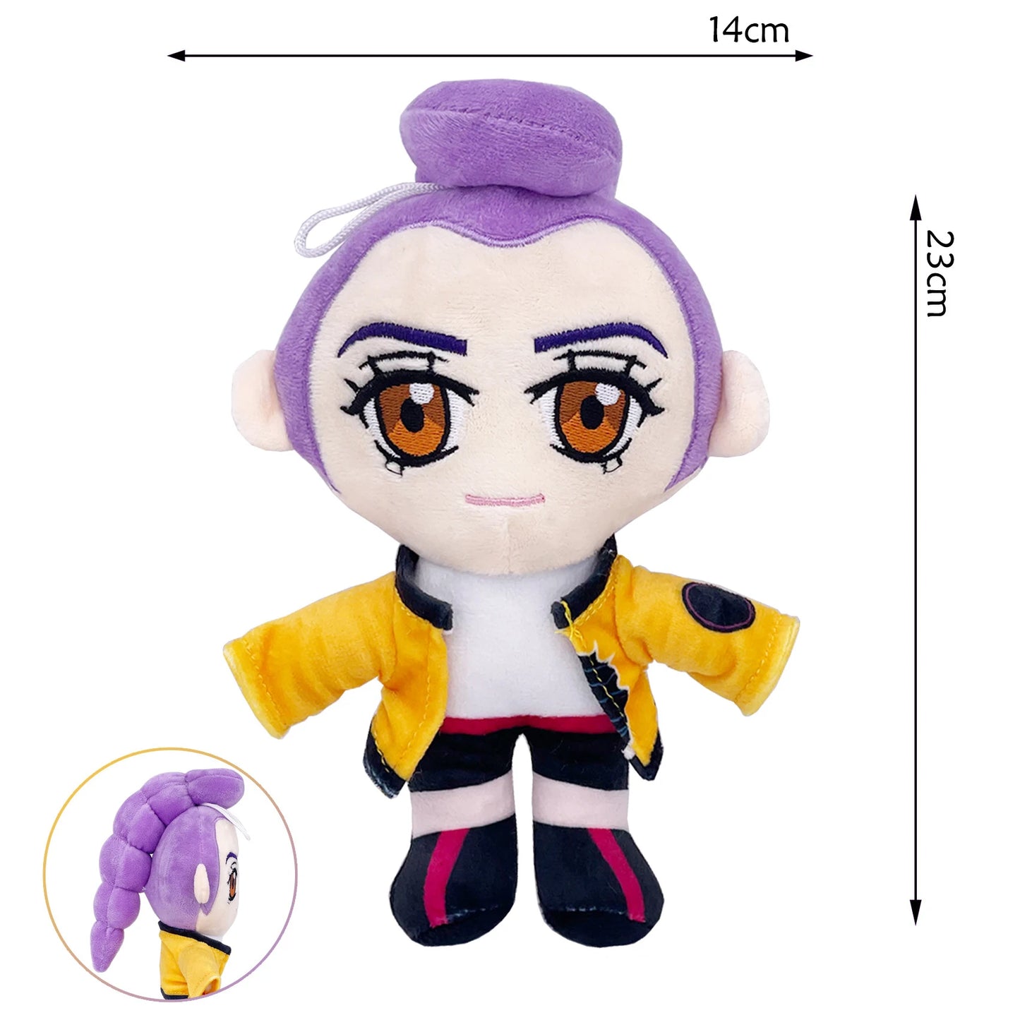 Peluche KPop Demon Hunters Rumi Mira Zoey, Regalo Fan Anime