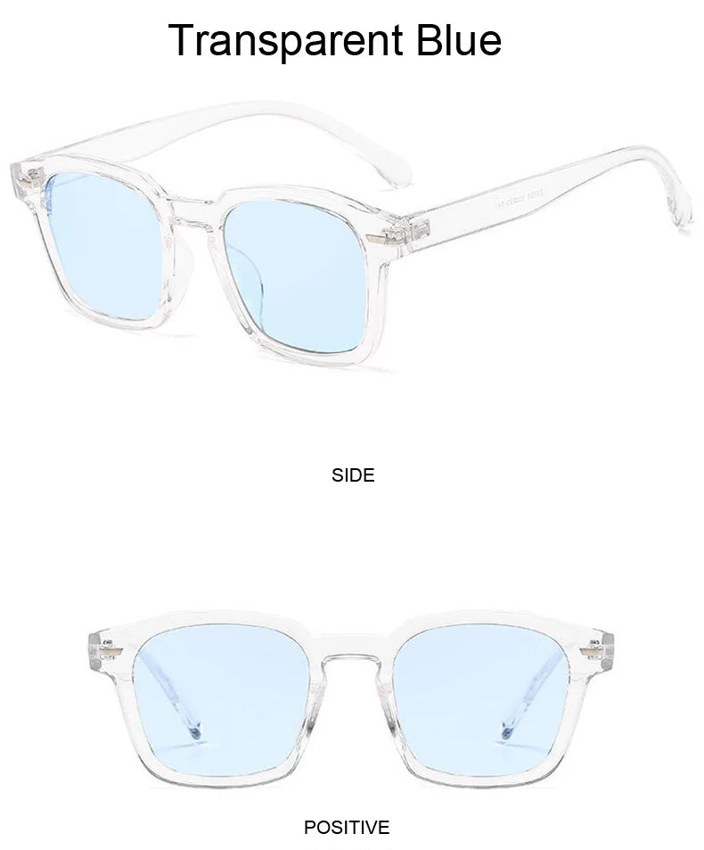 2025 RMM Vintage Square Sunglasses - Hip Hop Retro Women/Men - UV400