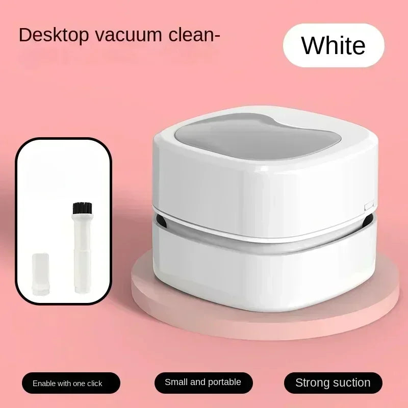 🔥 Mini Aspirapolvere Portatile Senza Fili 2-in-1 – Per Cenere, Gomme da Cancellare e Polvere! Ricaricabile USB, Compatto e Potente