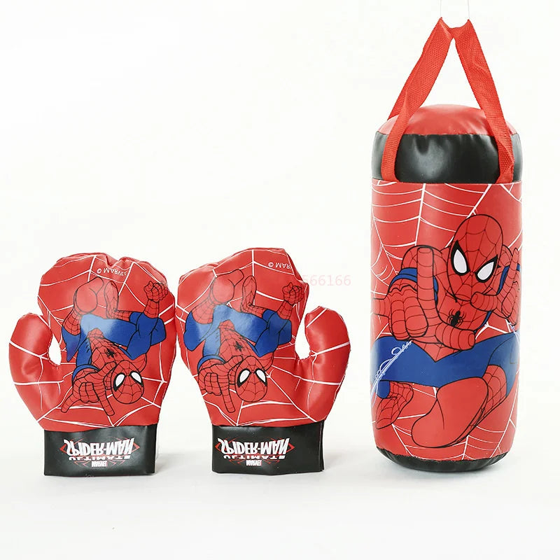 š„ Set Boxe Spider-Man per Bambini - Guantoni + Sacco da Boxe con Base