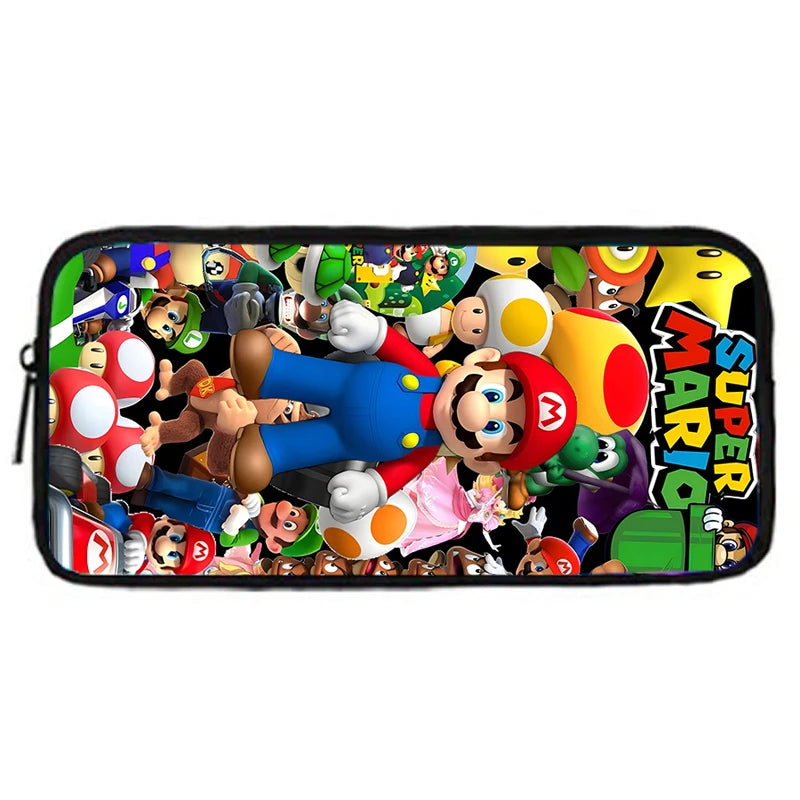 Set Scuola Super Mario - Zaino + Portapranzo + Astuccio - Regalo Bambini