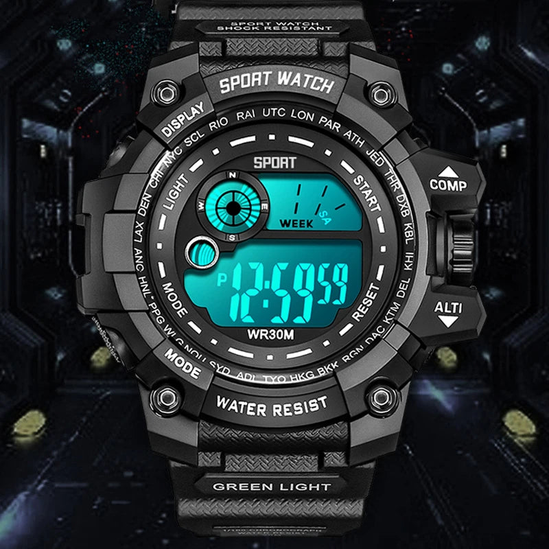 ⌚ Orologio Digitale Uomo LED - Impermeabile Militare Sportivo