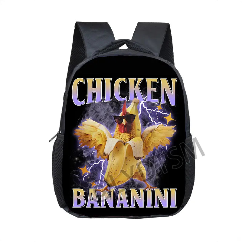 🎒 Zaino Brainrot Italiano - Tralalero Tralalà! Per Bambini 2-4 Anni