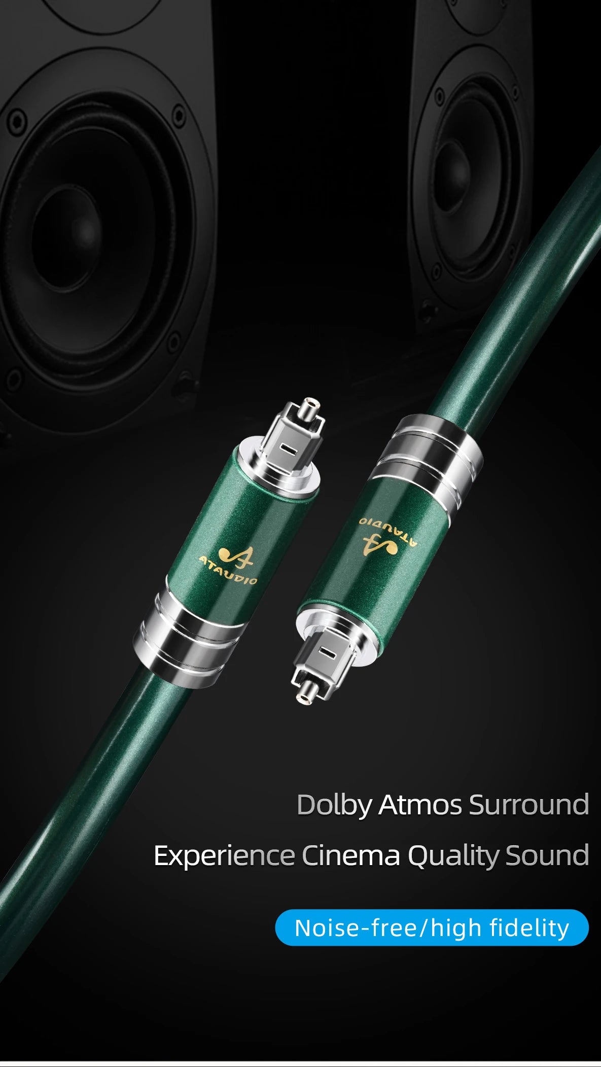 Cavo Coassiale Audio Digitale - Ottico POF per DTS 5.1, Dolby Digital